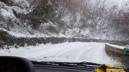 neve sul valico di chiunzi